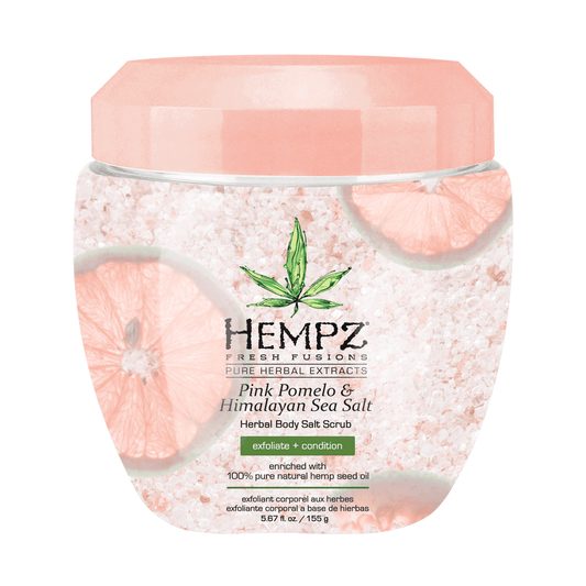 Hempz Pink Pomelo &Himalayan Sea Salt Herbal Body Salt Scrub 5.47 fl. oz.