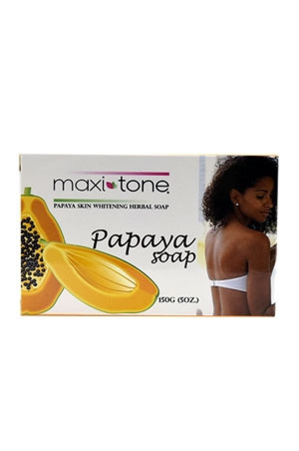 Maxi-Tone-box 8 Papaya Skin Whitening  Soap(5oz)