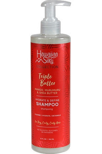 Hawaiian Silky-box 61 Triple Butter Shampoo (12oz)