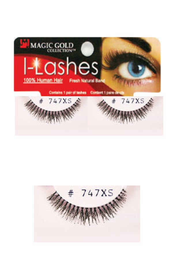 Magic Gold-747XS I-lashes 100% Human Hair Fresh Natural Band