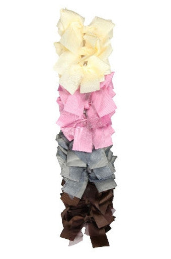 Ribbon Hair Accessories w/Clip 7625-dz