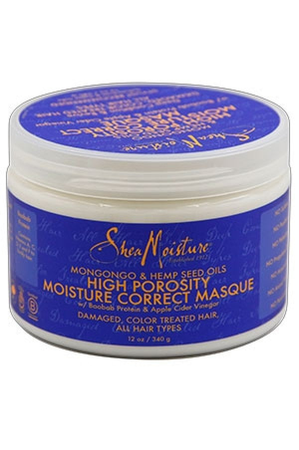 Shea Moisture-box 147 Mongongo & Hamp Masque(12oz)