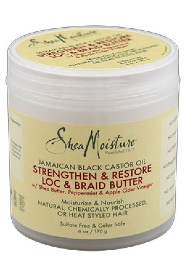 Shea Moisture-box 143 JBCO Loc & Braid Butter(6oz)