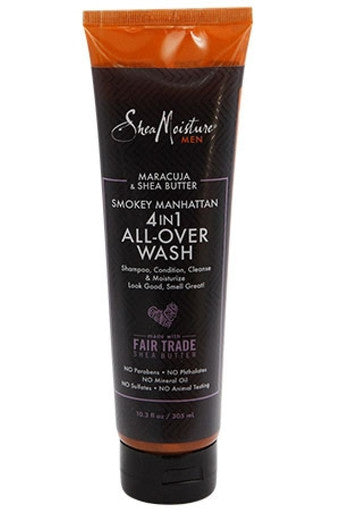 Shea Moisture-box 133 Maracuja  Men 4 in 1 All-Over Wash (10.3oz)