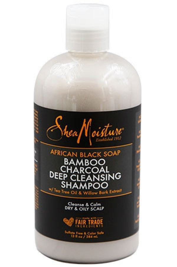 Shea Moisture-box 137 Bamboo/Charcl Shampoo(13oz)