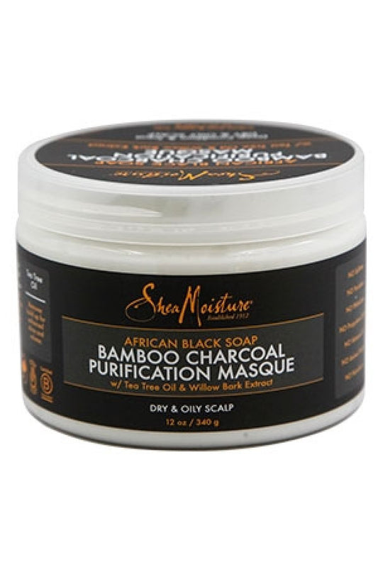 Shea Moisture-box 122 ABS Bamboo/Charcoal Masque (12oz)