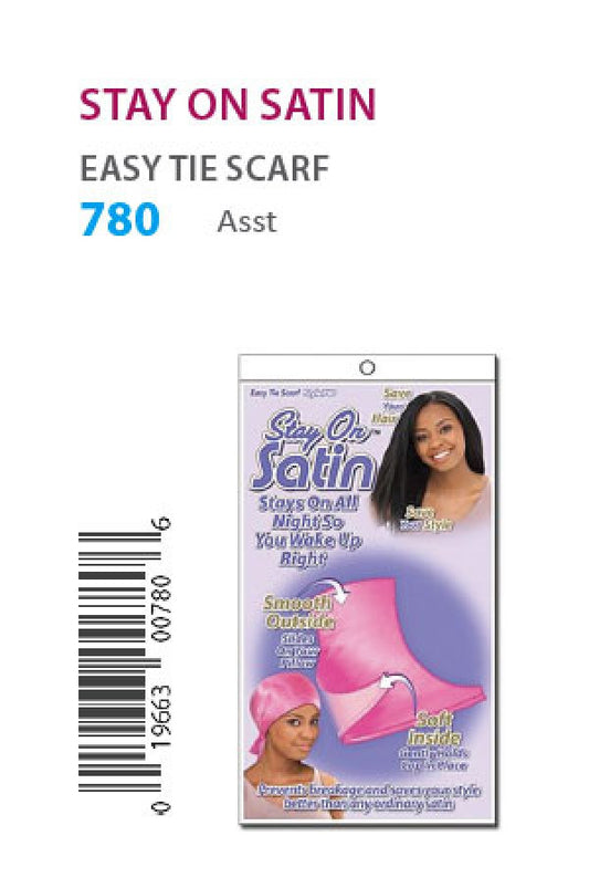 780 Stay on Satin Easy Tie Scarf (Asst) -dz