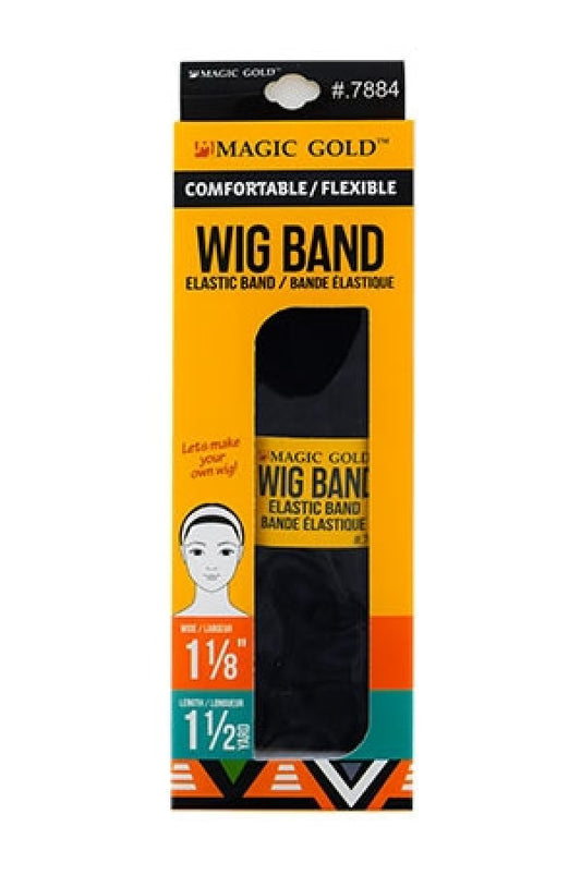 7884 Magic Gold Wig Band 11/8" -dz
