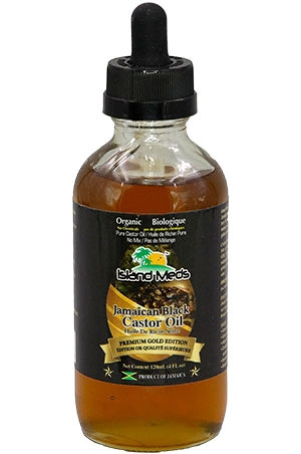 Island Meds-1 Jamaican Black Caster Oill-Gold (4oz)