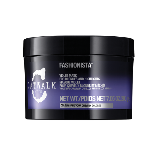 TIGI Catwalk Fashionista Violet Mask For Blondes, Highlights 7.05 oz.