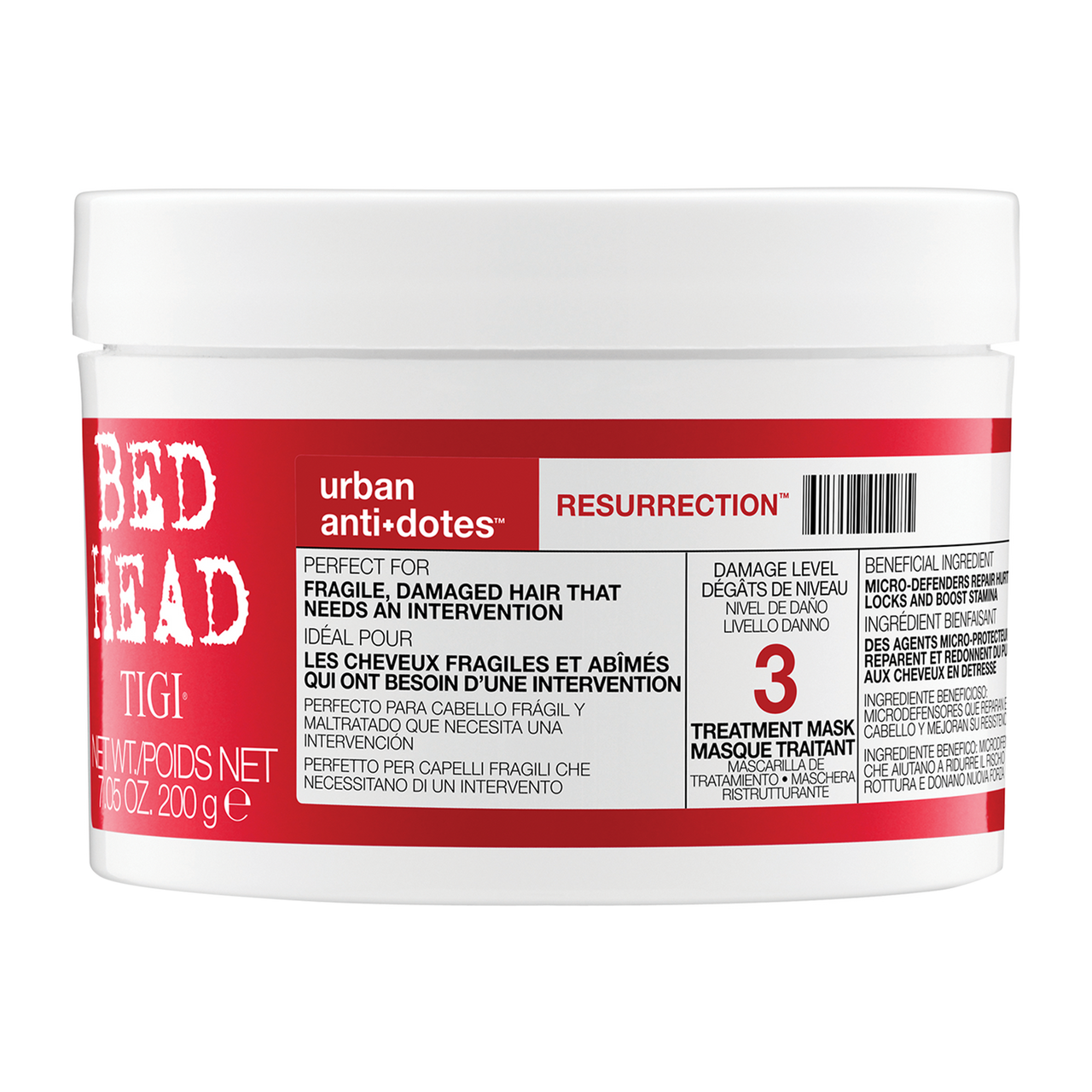 TIGI Bed Head Urban Antidotes Resurrection Treatment Mask 7.05 oz.