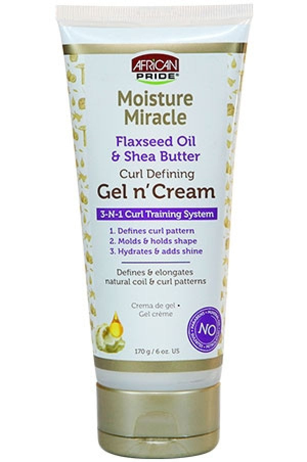 African Pride-90 Moist Miracle Gel n' Cream Tube(6oz)