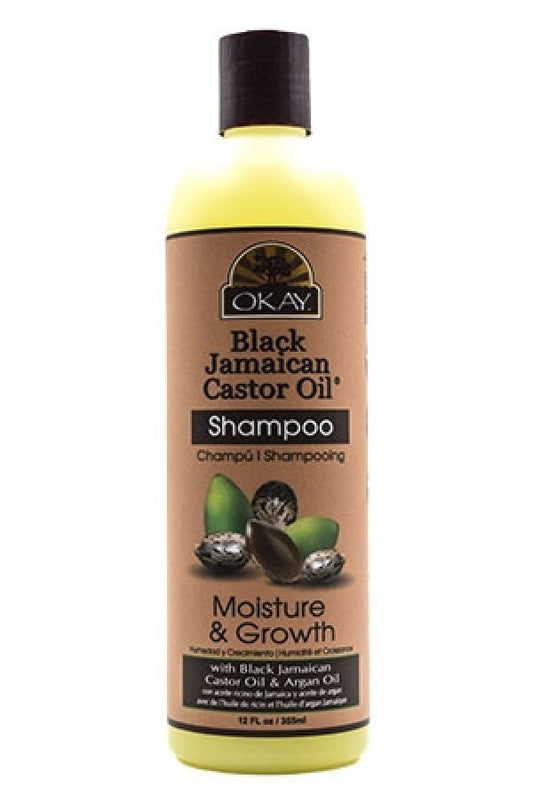 Okay-box 62 African Black Jamican Caster Oil Shampoo(12oz)