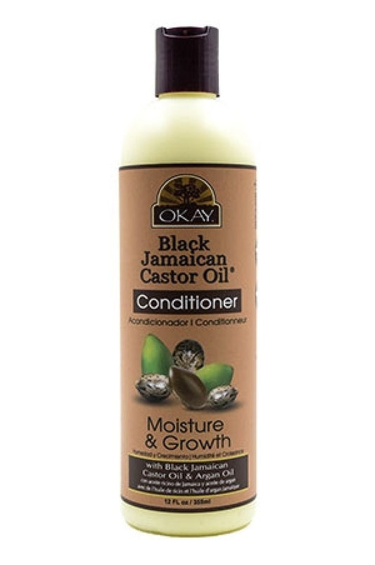 Okay-63 African Black Jamican Caster Oil Conditioner(12oz)