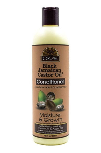 Okay-63 African Black Jamican Caster Oil Conditioner(12oz)