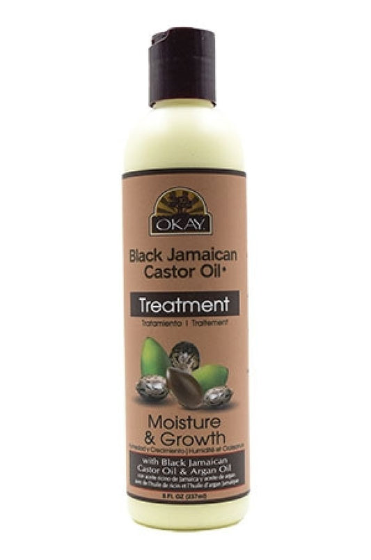 Okay-box 64 African Black Jamican Caster Oil Hair Treatment(8oz)