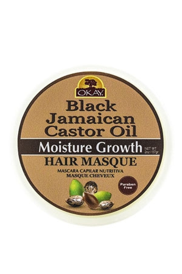 Okay-box 65 African Black Jamican Caster Oil Hair Masque(2oz)