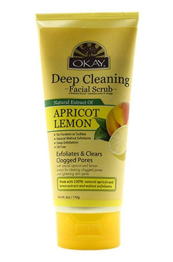 Okay-box 67 African Facial Scrub-Apricot Lemon(6oz)