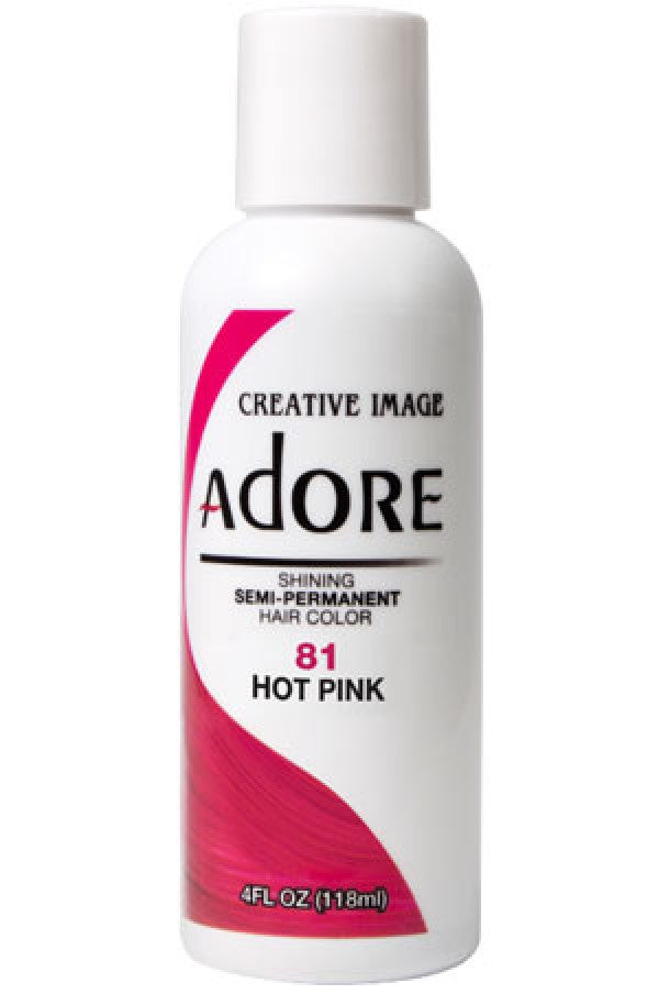 Adore-1 Semi Permanent Hair Color (4 oz)- 81 Hot Pink