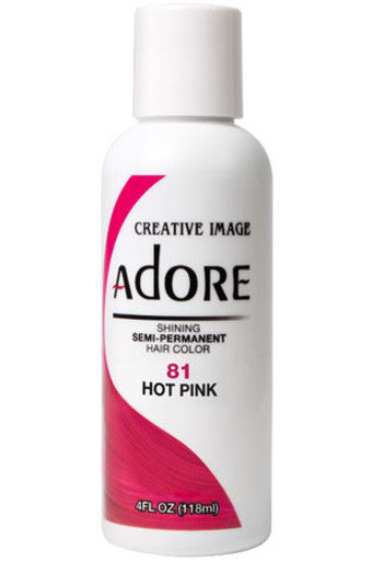Adore-1 Semi Permanent Hair Color (4 oz)- 81 Hot Pink