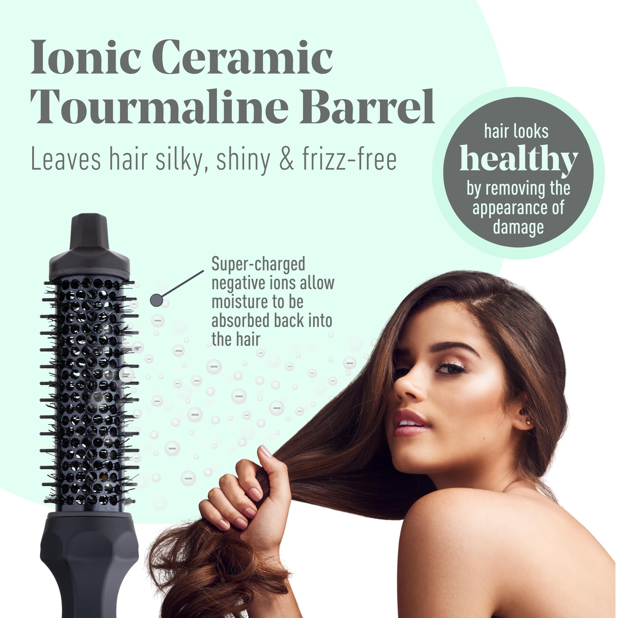 Brush curling clearance iron