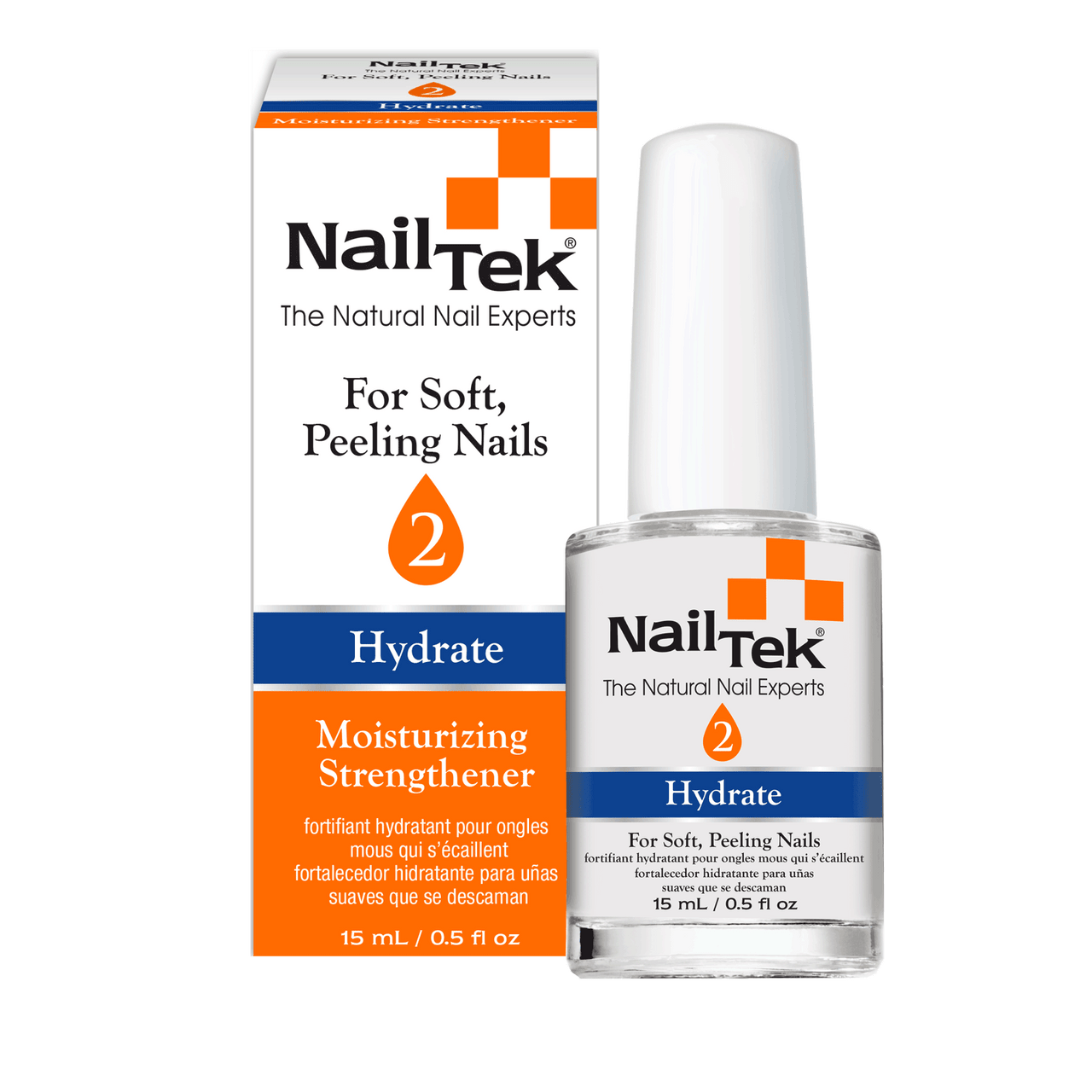 Nail Tek Moisturizing Strengthener - Hydrate .5 fl. oz.