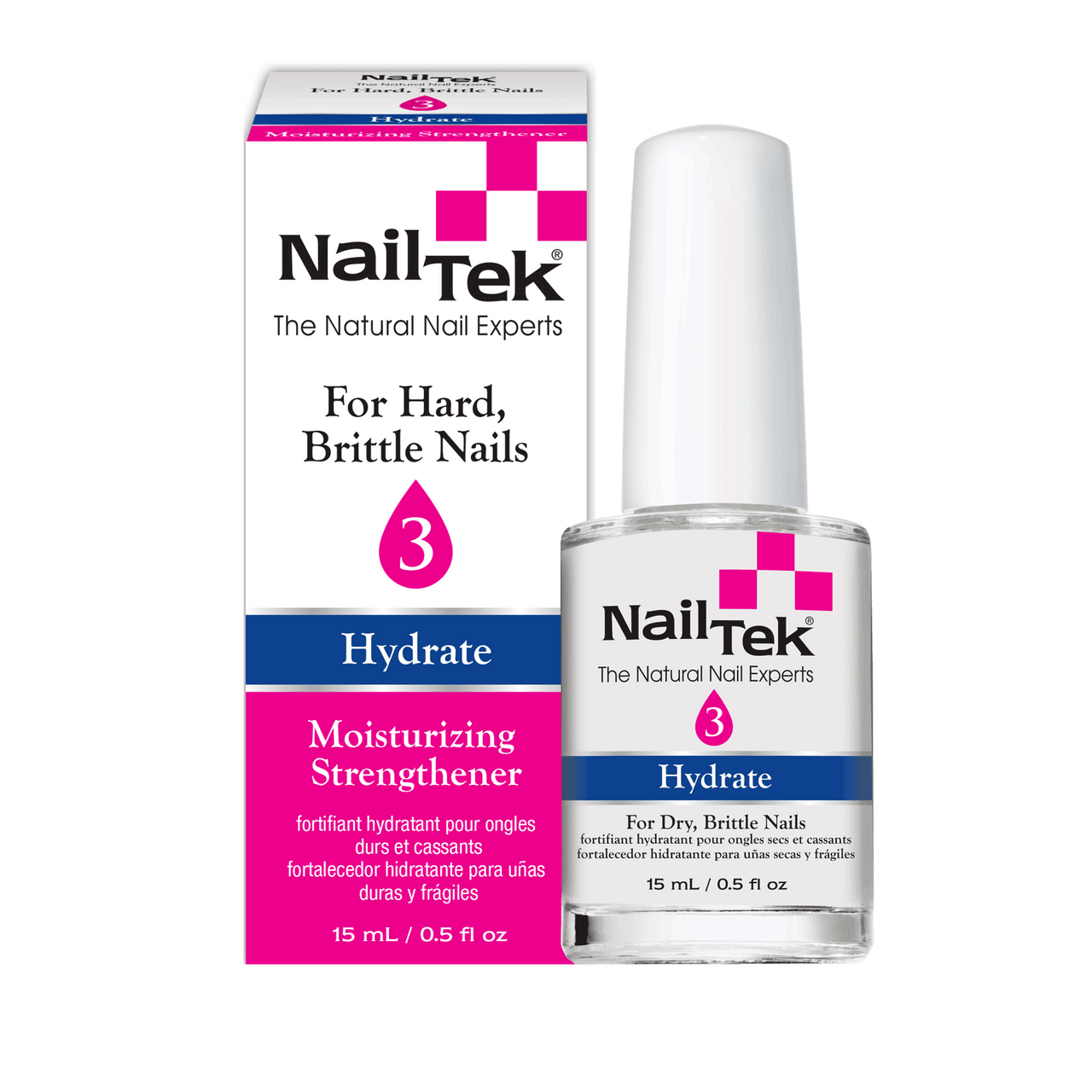 Nail Tek Moisturizing Strengthener - Hydration .5 fl. oz.