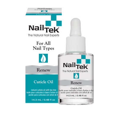 Nail Tek Renew - Natural Cuticle Oil with Tea-Tree .5 fl. oz.