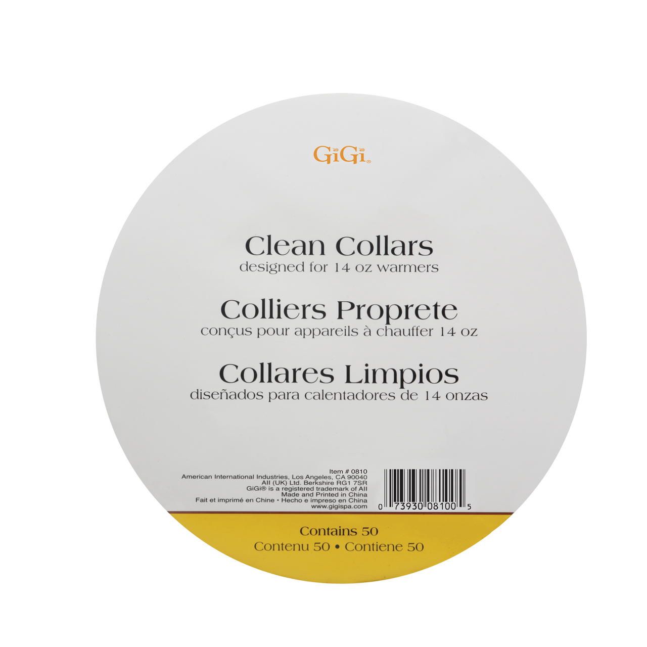 GiGi Collars for 14 oz. Cans 50 Count
