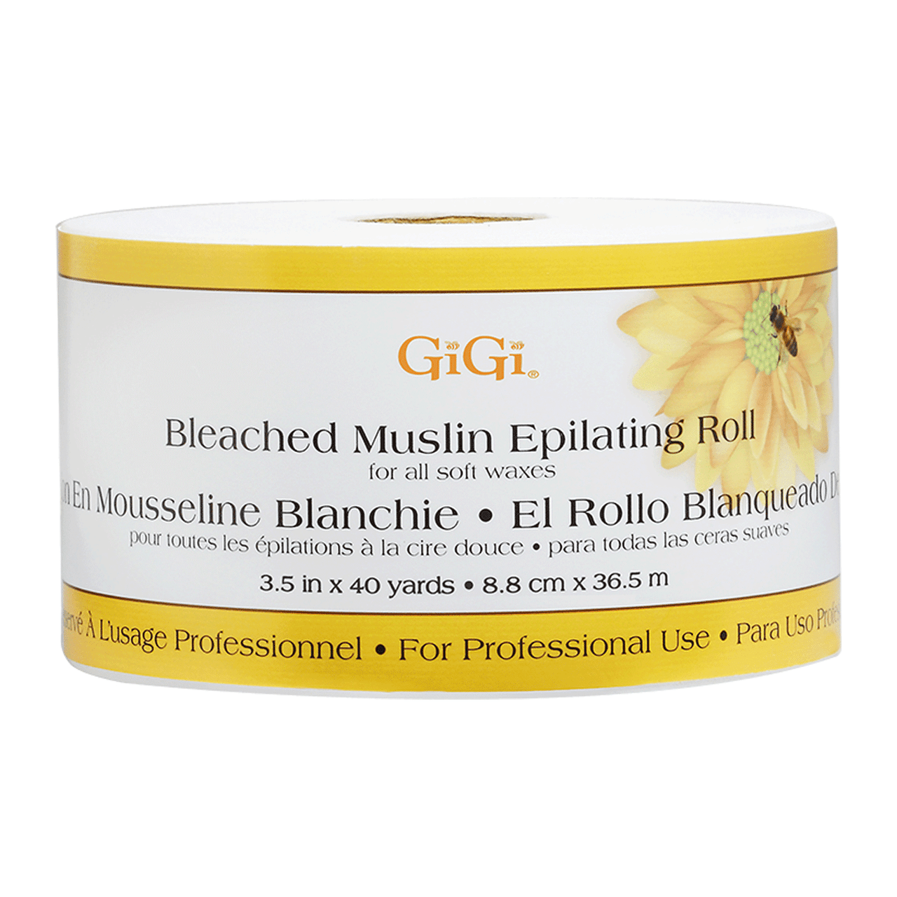 GiGi Bleached Muslin Epilating Roll 1 Roll