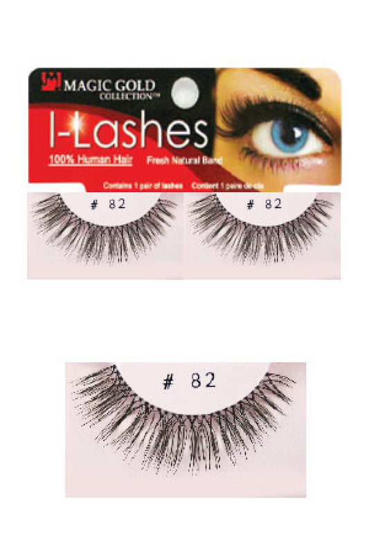 Magic Gold-82 I-lashes 100% Human Hair Fresh Natural Band