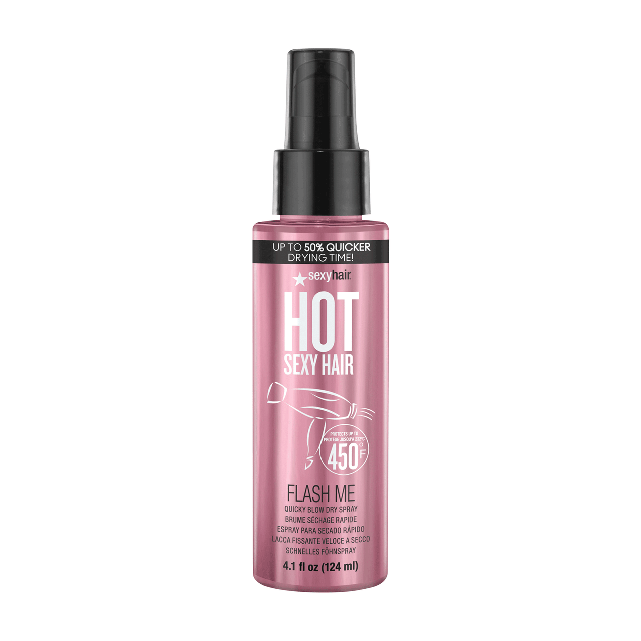 Sexy Hair Concepts Hot Sexy Hair Flash Me - Quick Blow Dry Spray 4.1 fl. oz.