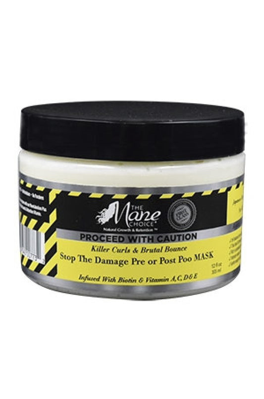 The Mane Choice-box 67 Proceed with Caution Mask (12oz)