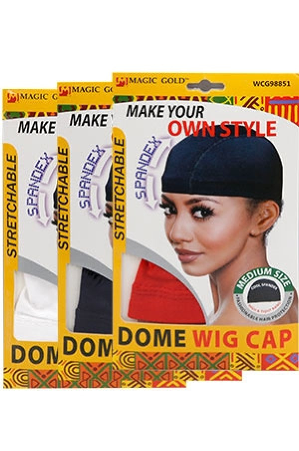 Magic Gold Spandex Dome Wig cap M WCG98853 Asst - dz.