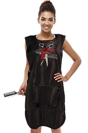 Liz Apron 98861 AF1-DRYER on Grooners Rhinestone -BLACK-pc