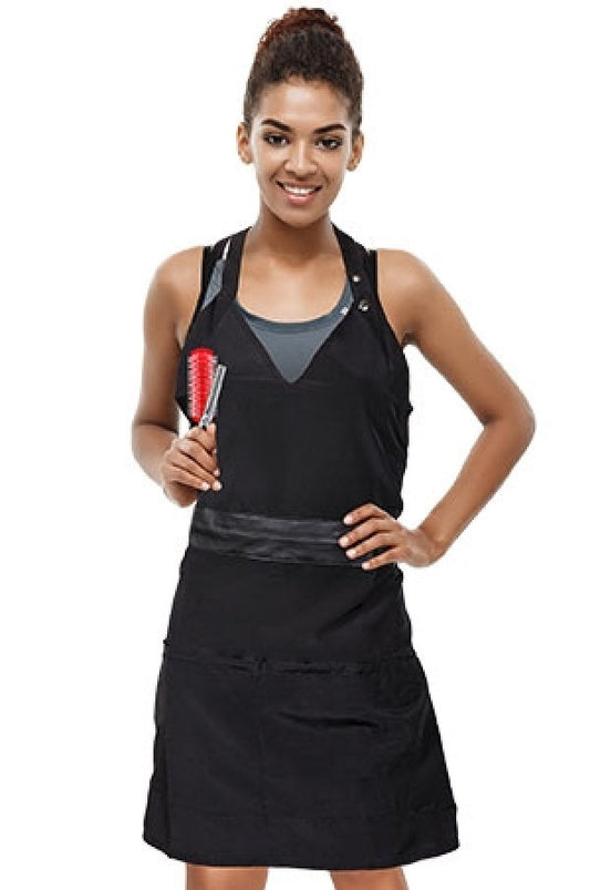 Liz Apron LIZ99365 V-LINE -Black-pc