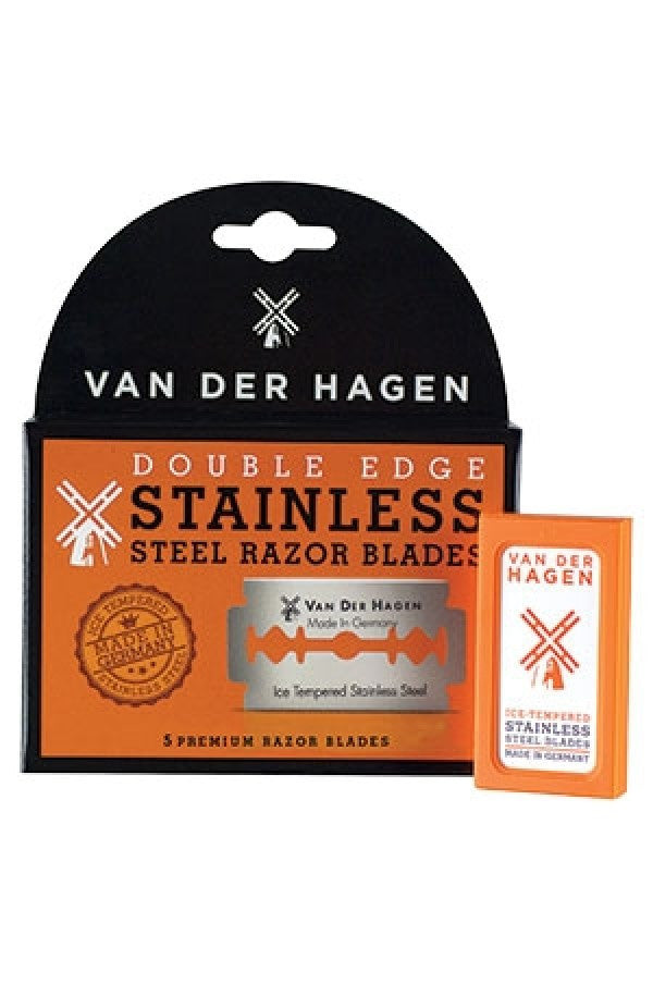 Van Der Hagen-2 Stainless Razer Blades(5 razer/pk)