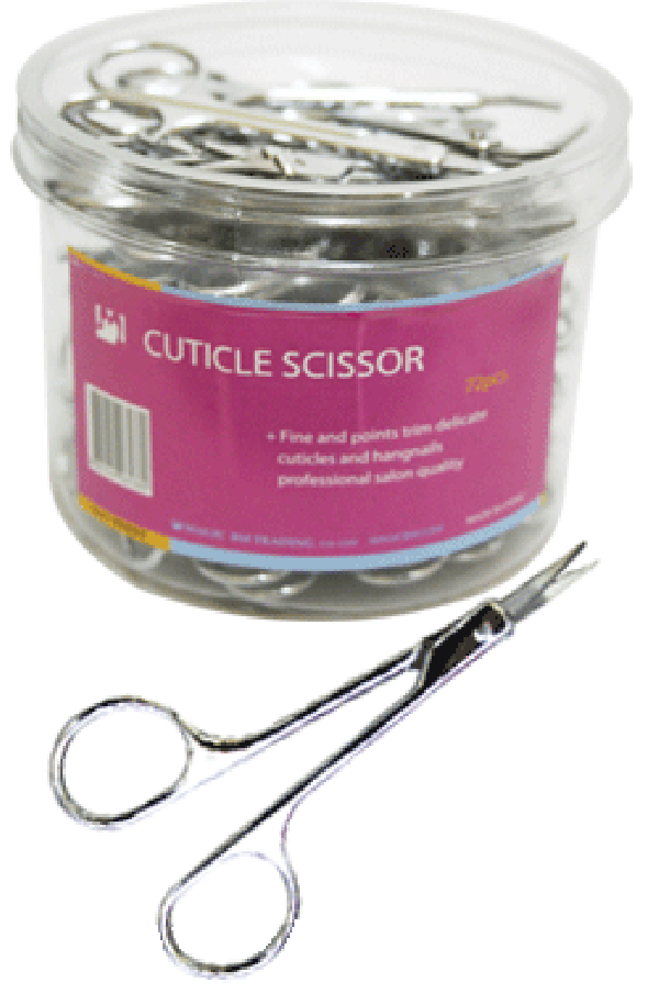 Magic Gold- Cuticle Scissors 90653 (60 pc/jar)