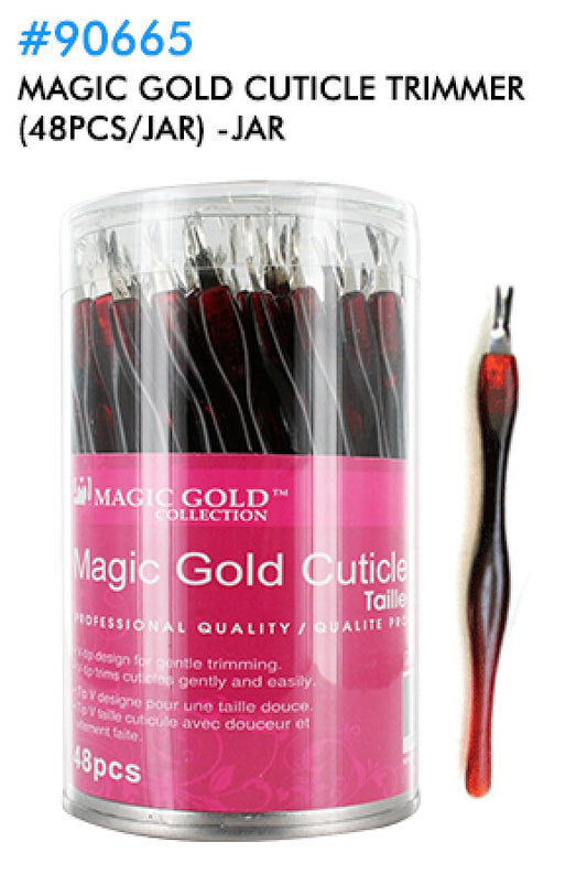 Magic Gold Cuticle Trimmer 90665 (48 pcs/jar) -Jar