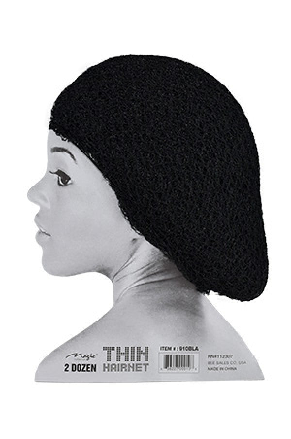 Magic Thin Fish Hair Net 910BLA (2dz)-cd