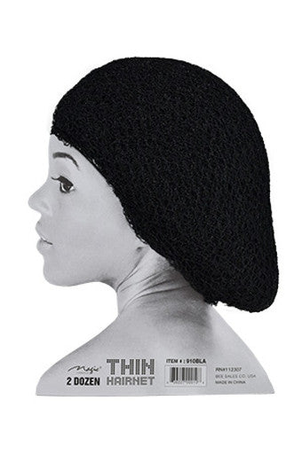 Magic Thin Fish Hair Net 910BLA (2dz)-cd
