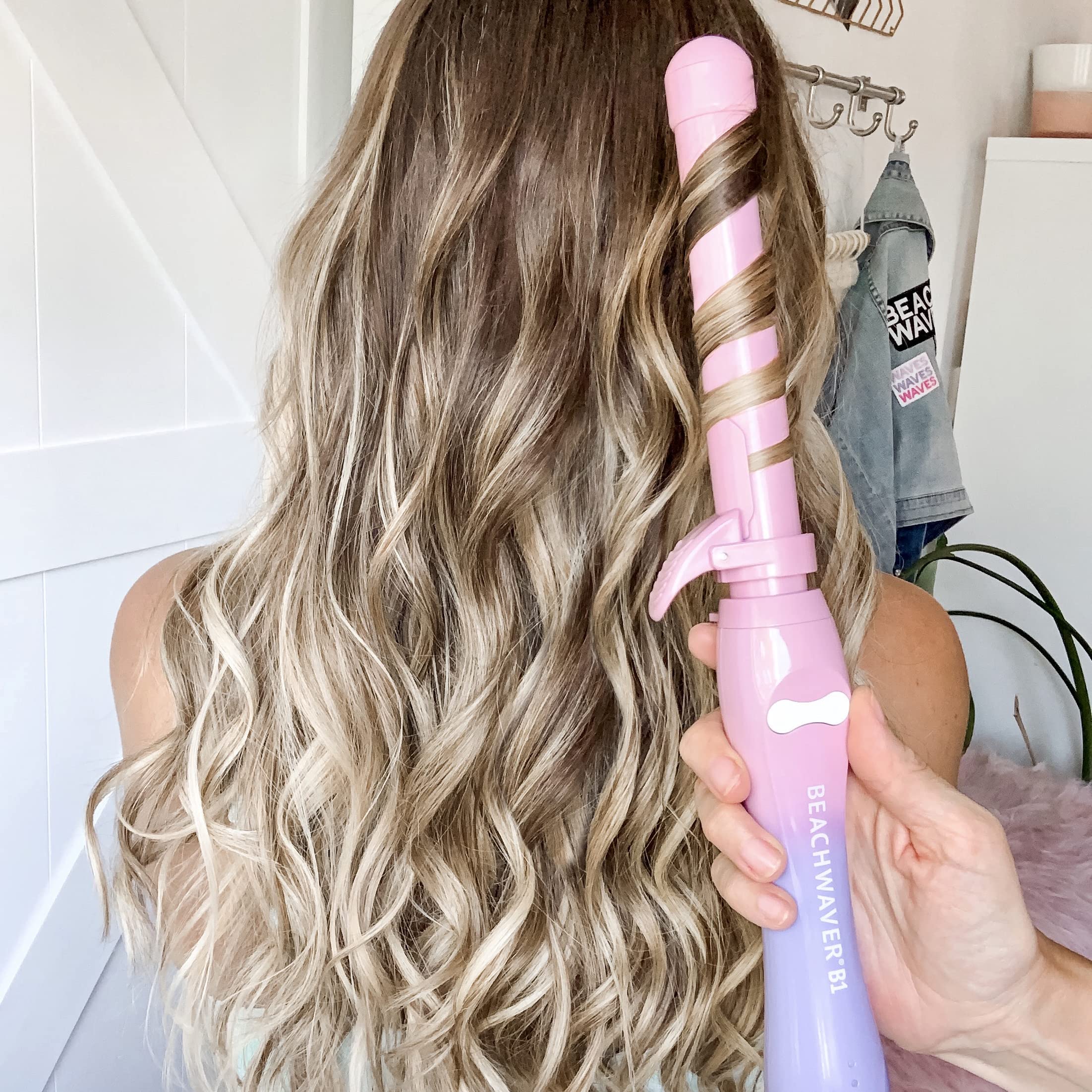 Create beach waves outlet with curling wand