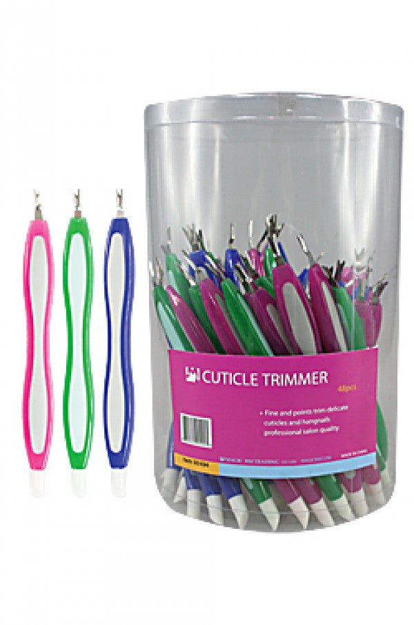 Magic Gold-92494 Cuticle Trimmer w/Pusher (24 pcs/jar)