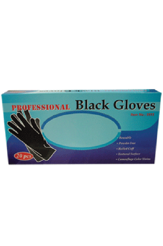 9515 Black Latex Gloves -box