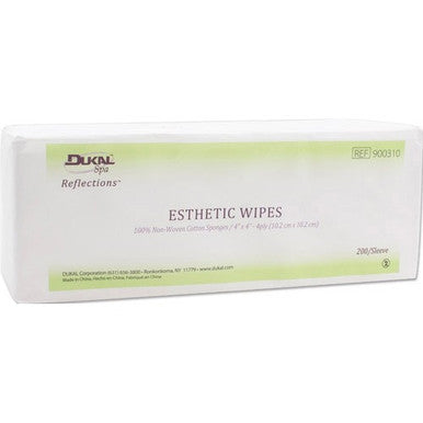 Dukal Reflections Esthetic Wipes 4"x4" 4Ply 200ct.