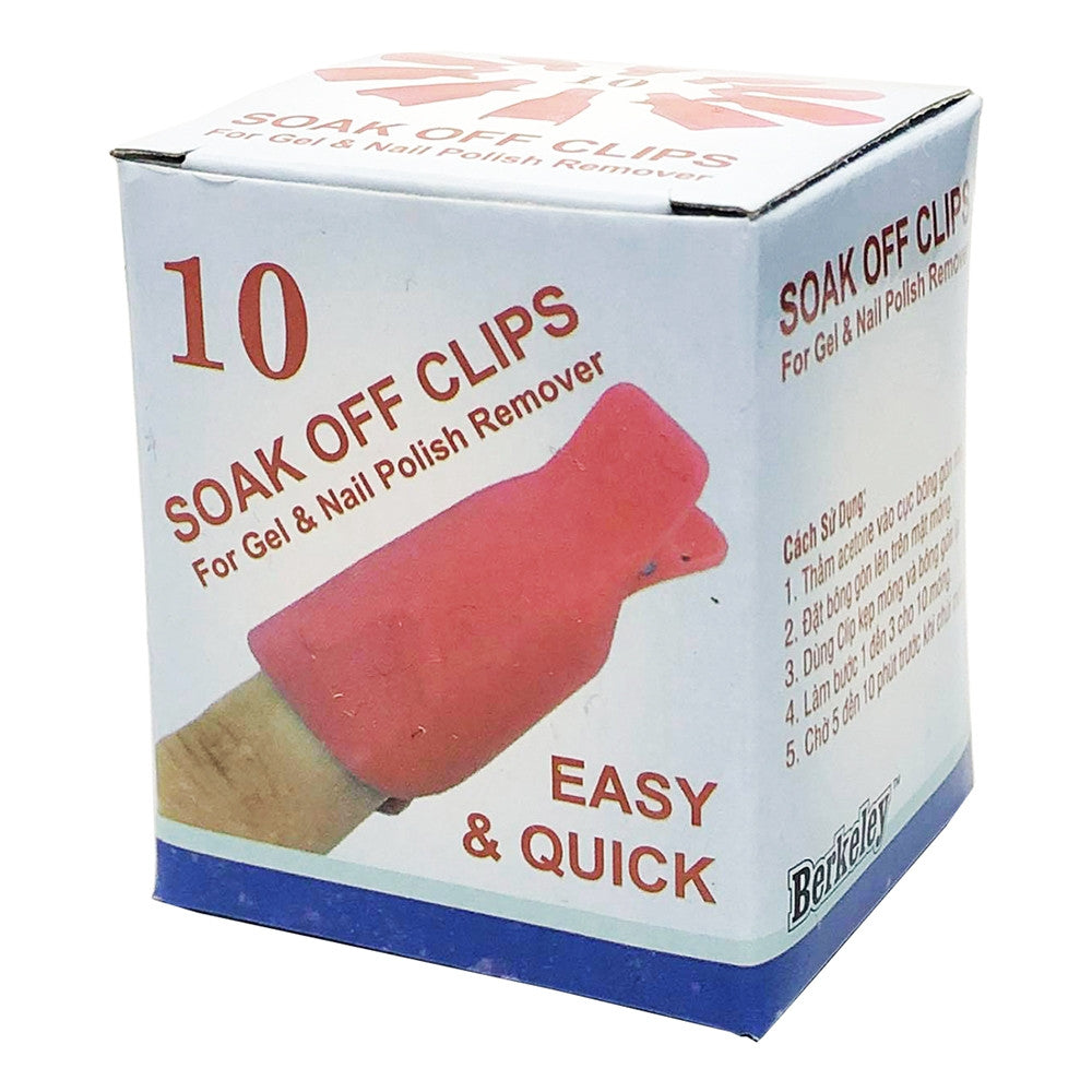 Berkeley Soak-Off Clips Red 10pcs NW210-RE