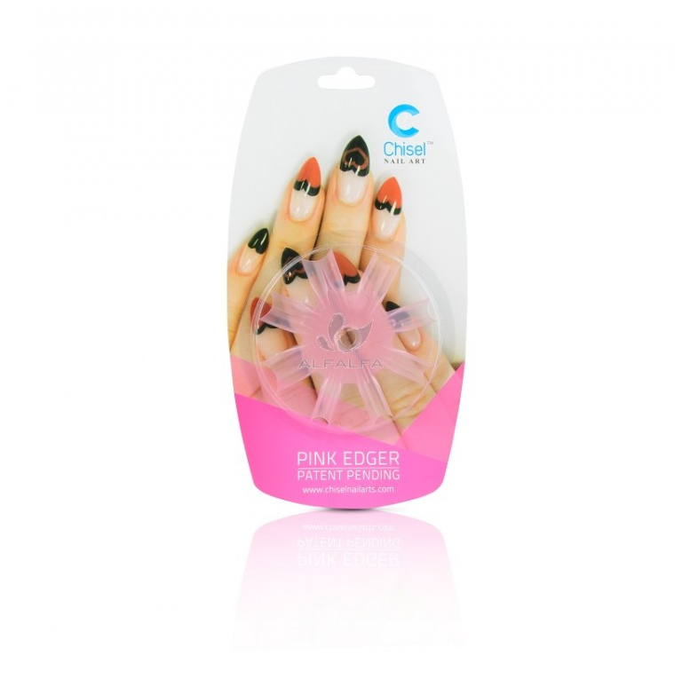 Chisel Nail Art Patent Pending - Pink Edger Pink