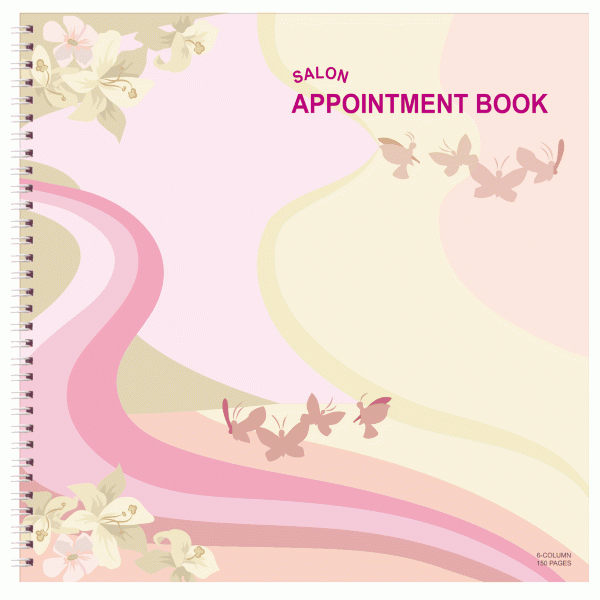 Deluxe Salon Appointment Book - 8 Column AB108