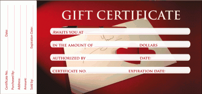 Gift Certificate - GC12