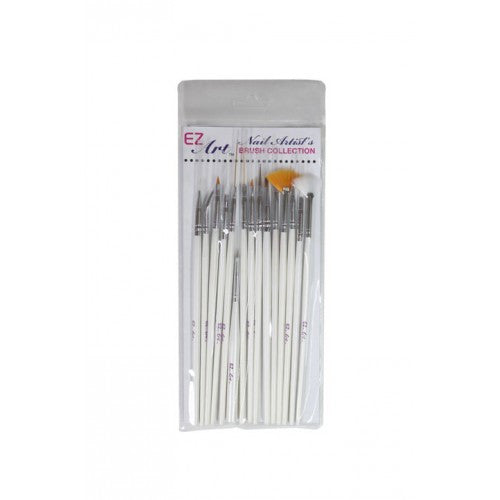 Ez Art Nail Artist's Brush Collection 15pc